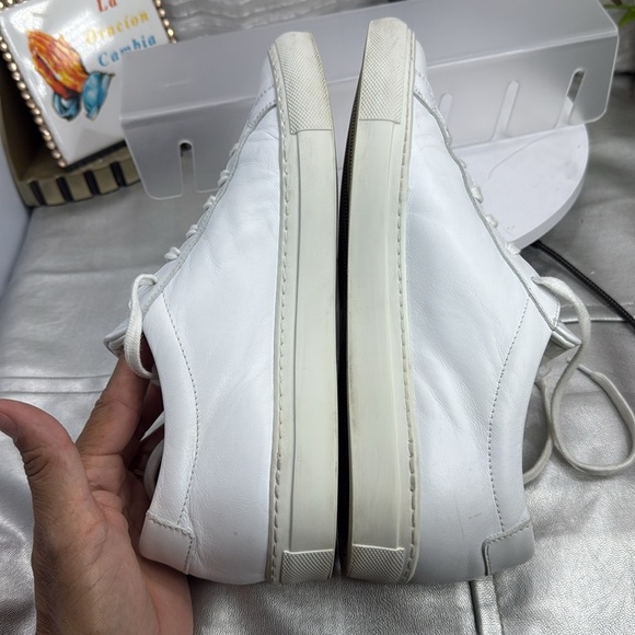 (S7) Common Projects leather Women's White Achilles Low Top Sneakers, Size 8 - Picture 4 of 11